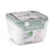 Core Kitchen 10pc Square Food Storage Set - 11.2oz/21.3oz/38.9oz/60.9oz/94.7oz - Succulent 48549 - alternate 1